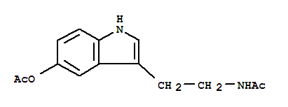 N-acetyl-5-acetoxytrytamine Structure,28026-16-6Structure