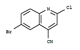 6-溴-2-氯-4-喹啉甲腈結(jié)構(gòu)式_286430-90-8結(jié)構(gòu)式