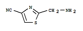 4-Thiazolecarbonitrile, 2-(aminomethyl)- Structure,302341-70-4Structure