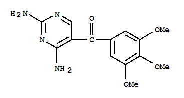 5-(3,4,5-Trimethoxybenzoyl)-2,4-pyrimidinediamine Structure,30806-86-1Structure