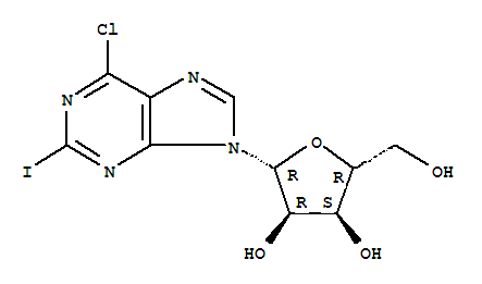 6-Chloro-2-iodopurine-9-riboside Structure,313477-85-9Structure