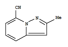 Pyrazolo[1,5-a]pyridine-7-carbonitrile,2-methyl- Structure,319432-37-6Structure