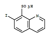 7-碘-8-喹啉磺酸結(jié)構(gòu)式_32435-64-6結(jié)構(gòu)式