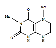 Lumazine, 5-acetyl-5,6,7,8-tetrahydro-3-methyl-(8ci) Structure,33130-61-9Structure