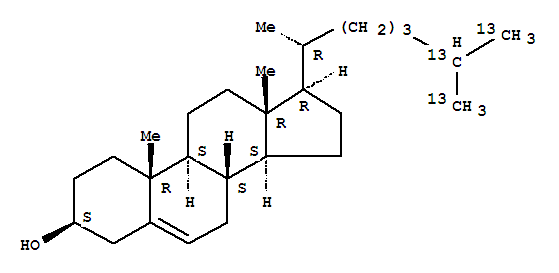 Cholesterol-25,26,27-13c3 Structure,335080-97-2Structure