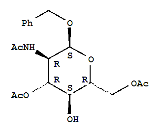 Benzyl 2-acetamido-2-deoxy-3,6-di-o-acetyl-α-d-glucopyranoside Structure,33639-73-5Structure