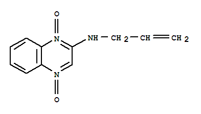 (9Ci)-N-2-丙烯基-2-喹噁啉胺,1,4-二氧化物結(jié)構(gòu)式_339551-43-8結(jié)構(gòu)式