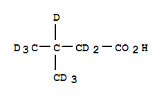 異戊酸-D9結(jié)構(gòu)式_344298-81-3結(jié)構(gòu)式