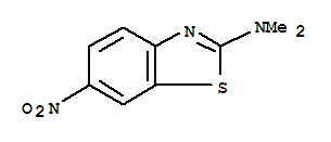 2-Benzothiazolamine,n,n-dimethyl-6-nitro-(9ci) Structure,3507-21-9Structure