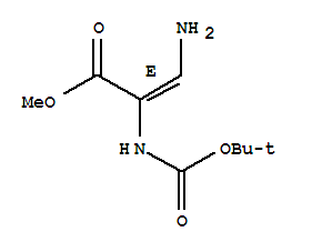 (2Z)-3-氨基-2-({[(2-甲基-2-丙基)氧基]羰基}氨基)-2-丁烯酸結(jié)構(gòu)式_355377-13-8結(jié)構(gòu)式