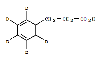 3-苯丙酸-D5結(jié)構(gòu)式_35845-62-6結(jié)構(gòu)式