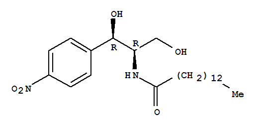 N-[(1r,2r)-1,3-dihydroxy-1-(4-nitrophenyl)-2-propanyl]tetradecanamide Structure,35922-06-6Structure