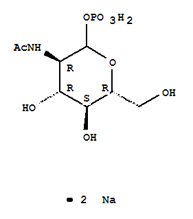 N-acetyl-d-glucosamine-1-phosphate disodium salt Structure,374726-40-6Structure