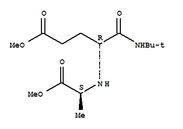 (5r)-(9ci)-6-[(1,1-二甲基乙基)氨基]-5-[[(1s)-2-甲氧基-1-甲基-2-氧代乙基]氨基]-6-氧代-己酸甲酯結(jié)構(gòu)式_374936-69-3結(jié)構(gòu)式