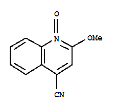 2-甲氧基-4-喹啉甲腈,1-氧化物結(jié)構(gòu)式_379722-76-6結(jié)構(gòu)式