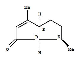 (3As,6r,6ar)-3,6-dimethyl-4,5,6,6a-tetrahydro-1(3ah)-pentalenone Structure,389599-94-4Structure