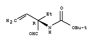 2-Methyl-2-propanyl [(3r)-3-formyl-1-penten-3-yl]carbamate Structure,391678-41-4Structure