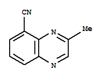 5-Quinoxalinecarbonitrile,3-methyl-(9ci) Structure,397324-04-8Structure