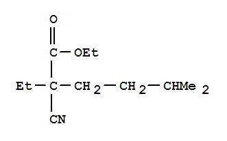 Ethyl 2-cyano-2-ethyl-5-methylhexanoate Structure,399556-78-6Structure