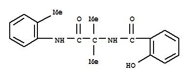 (9ci)-n-[1,1-二甲基-2-[(2-甲基苯基)氨基]-2-氧代乙基]-2-羥基-苯甲酰胺結(jié)構(gòu)式_400743-99-9結(jié)構(gòu)式