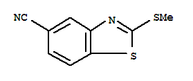 5-Benzothiazolecarbonitrile,2-(methylthio)-(9ci) Structure,401567-16-6Structure