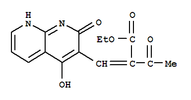 (9ci)-2-[(1,2-二氫-4-羥基-2-氧代-1,8-萘啶-3-基)亞甲基]-3-氧代-丁酸乙酯結(jié)構(gòu)式_401938-64-5結(jié)構(gòu)式