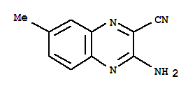 (9ci)-3-氨基-7-甲基-2-喹噁啉甲腈結(jié)構(gòu)式_444807-95-8結(jié)構(gòu)式