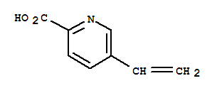 5-乙烯基甲酸吡啶結(jié)構(gòu)式_45946-64-3結(jié)構(gòu)式