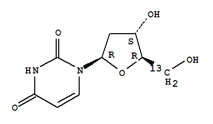 2’-Deoxyuridine-5’-13cStructure,478510-91-7Structure 2’-Deoxyuridine-5’-13c Structure,478510-91-7Structure