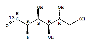 2-Deoxy-2-fluoro-d-glucose-1-13c Structure,478518-95-5Structure