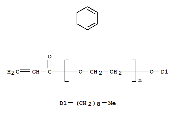 Polyethylene glycol nonylphenyl ether acrylate Structure,50974-47-5Structure