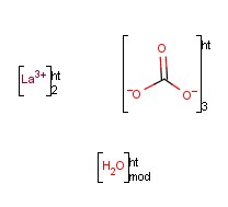 Lanthanum(iii) carbonate hydrate, reacton Structure,54451-24-0Structure