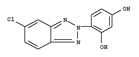 4-(5-Chloro-2h-benzotriazol-2yl)-1,3-benzenediol Structure,57567-95-0Structure