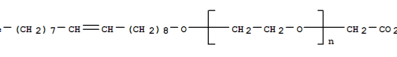 Glycolic acid ethoxylate oleyl ether Structure,57635-48-0Structure