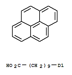 1-芘癸酸結構式_60177-21-1結構式