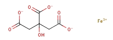 Ferric citrate Structure,6043-74-9Structure