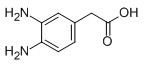 3,4-Diaminobenzeneacetic acid Structure,621-43-2Structure