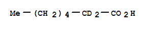 庚酸-D2結(jié)構(gòu)式_64118-38-3結(jié)構(gòu)式