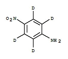 4-硝基苯胺-D4結(jié)構(gòu)式_64164-08-5結(jié)構(gòu)式