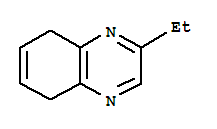 Quinoxaline, 2-ethyl-5,8-dihydro- Structure,65129-01-3Structure