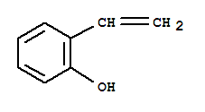 2-乙烯基苯酚結(jié)構(gòu)式_695-84-1結(jié)構(gòu)式