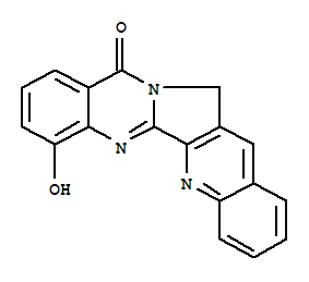 Quino[2,3:3,4]pyrrolo[2,1-b]quinazolin-11(13h)-one, 7-hydroxy- Structure,704912-44-7Structure