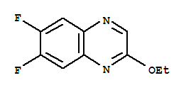 (9ci)-2-乙氧基-6,7-二氟-喹噁啉結構式_709638-76-6結構式