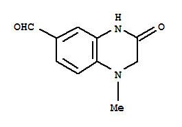 (9ci)-1,2,3,4-四氫-1-甲基-3-氧代-6-喹噁啉羧醛結(jié)構(gòu)式_711024-26-9結(jié)構(gòu)式