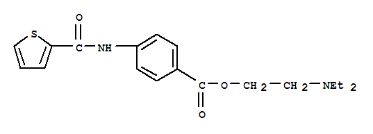 2-(Diethylamino)ethyl 4-(thiophene-2-carboxamido)benzoate Structure,712305-93-6Structure