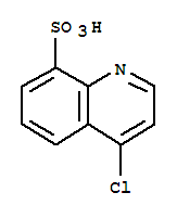 8-Quinolinesulfonic acid, 4-chloro- Structure,71331-01-6Structure