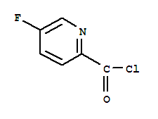 2-Pyridinecarbonyl chloride, 5-fluoro- Structure,717871-83-5Structure