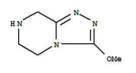 1,2,4-Triazolo[4,3-a]pyrazine, 5,6,7,8-tetrahydro-3-methoxy- Structure,723286-82-6Structure