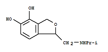 (9ci)-1,3-二氫-1-[[(1-甲基乙基)氨基]甲基]-4,5-異苯并呋喃二醇結構式_730919-58-1結構式