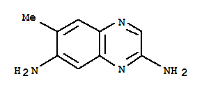 (5CI)-2,7-二氨基-6-甲基喹噁啉結構式_732303-55-8結構式